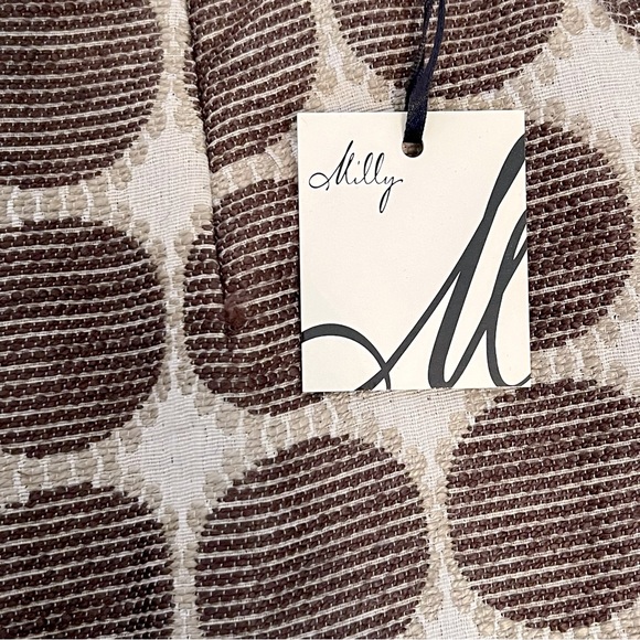 NWT Milly Coconut Brown Circle Print Mini Skirt - Picture 6 of 7